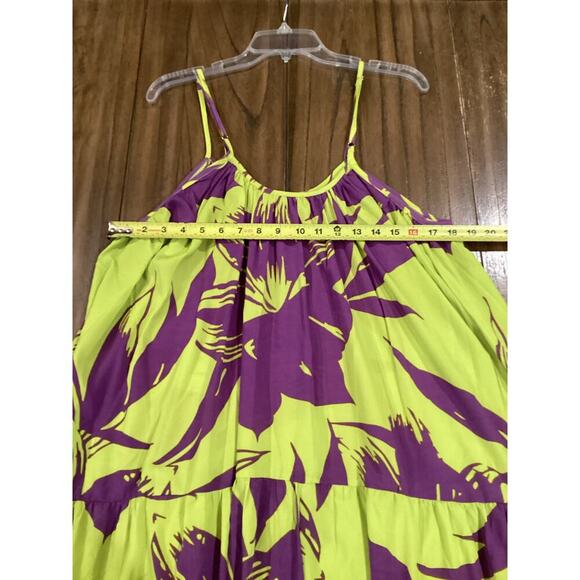 New York & Co. Floral Print maxi Dress Sleeveless Tropical Relaxed XS NWT - Picture 5 of 10